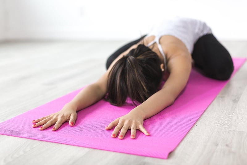 Reclining Bound Angle Pose